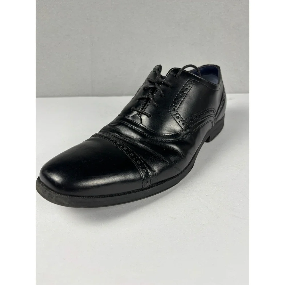 Cole Haan Grand.OS C20225 Cap Toe Brogue Oxford Shoes 11 M Black